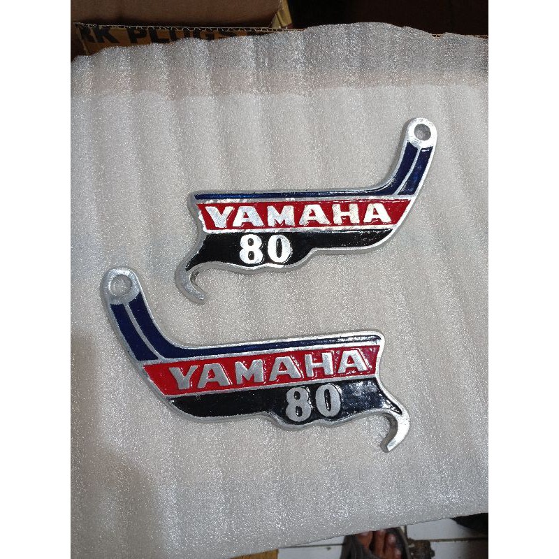 emblem fariasi variasi asesoris footstep fotstep pijakan kaki yamaha v75 v80 v80cdi excellent