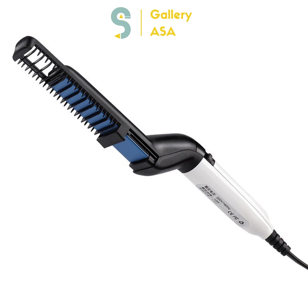 Hair Styler Men Sisir Pelurus Penyisir Pengatur Pembentuk Perapi Gaya Rambut Pria Elektrik Masa Kini