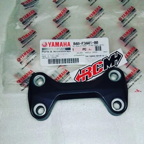 B48-F3441-00 KLEM TUTUP HOLDER HANDLE UPPER RAISERSTANG STIR XABRE ATAS ORI ORIGINAL YAMAHA YGP ASLI