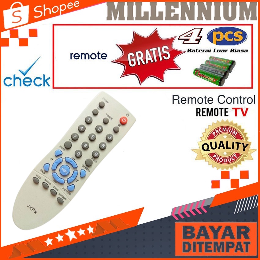 Remot Remote TV Sanyo Tabung Slim Flat JXPSG / KXADA SANYO