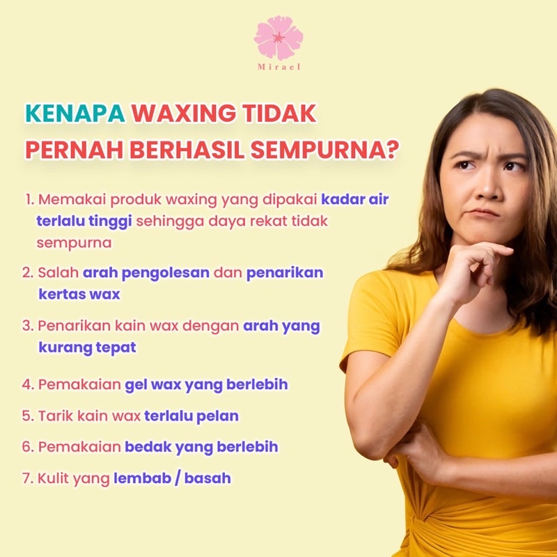 (BISA COD) MIRAEL SUGAR WAXING KIT ORIGINAL PENNCUKUR PENGHILANG BULU RAMBUT PERMANEN HAIR REMOVAL