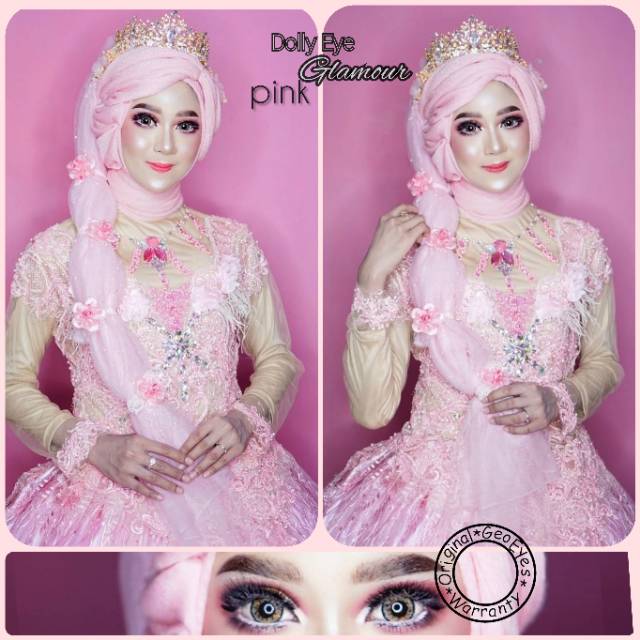 GEOEYES - Softlens Dolly Eye Glamour Pink