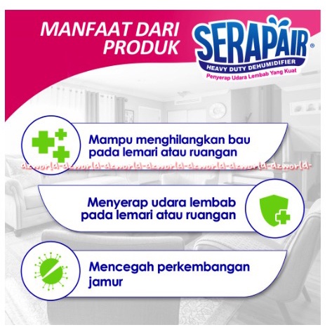 Refill Bagus Serap Air Pink Anti Lembab Penghilang Bau isi Ulang Bagus SerapAir 450ml