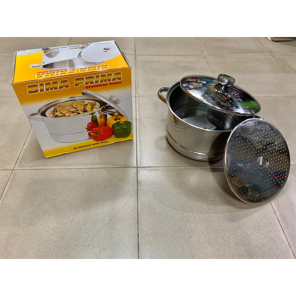 Bima Panci Serbaguna 26 cm Prima / Steamer Stainless