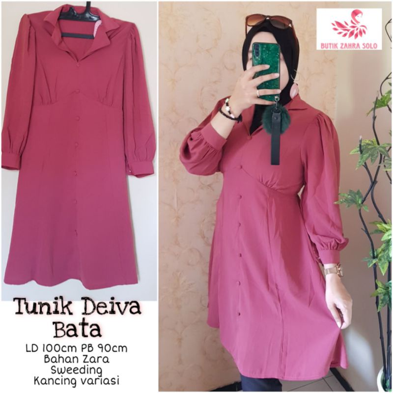 TUNIK DEIVA | DRESS TERBARU MODERN DEIVA