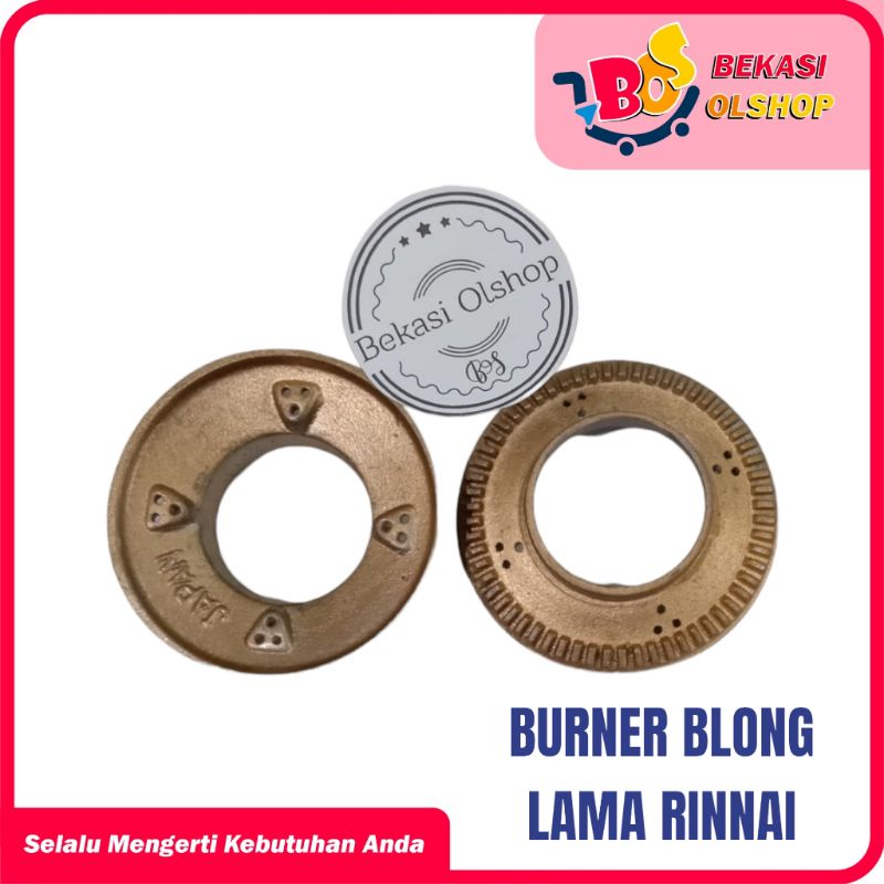 Burner Model Rinnai BESAR LAMA BLONG atau Ring Api Kuningan Kompor Gas