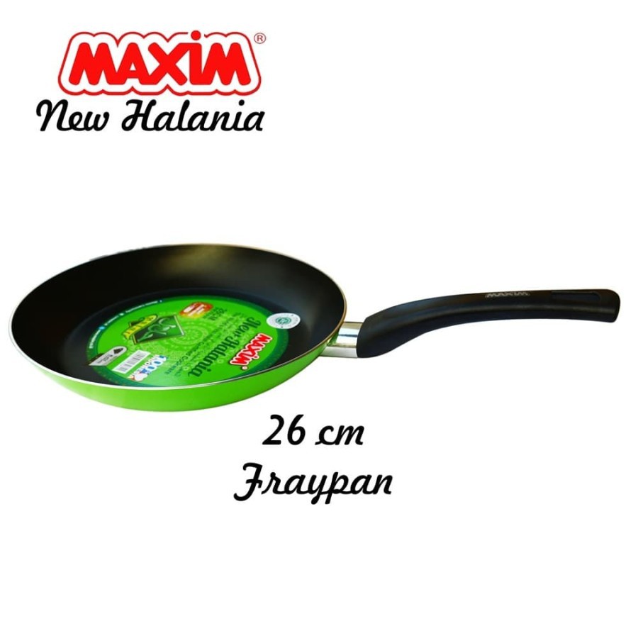 MAXIM Fry Pan Teflon Anti Lengket 26 Cm - FryPan HALANIA