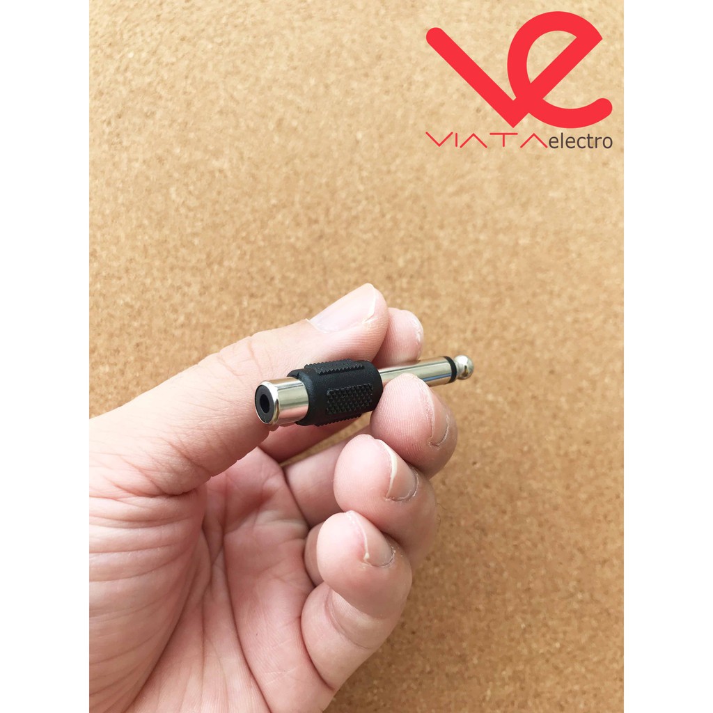 CONVERTER RCA TO JACK AKAI MONO 1 FEMALE RCA - JACK AKAI MONO 6,5mm