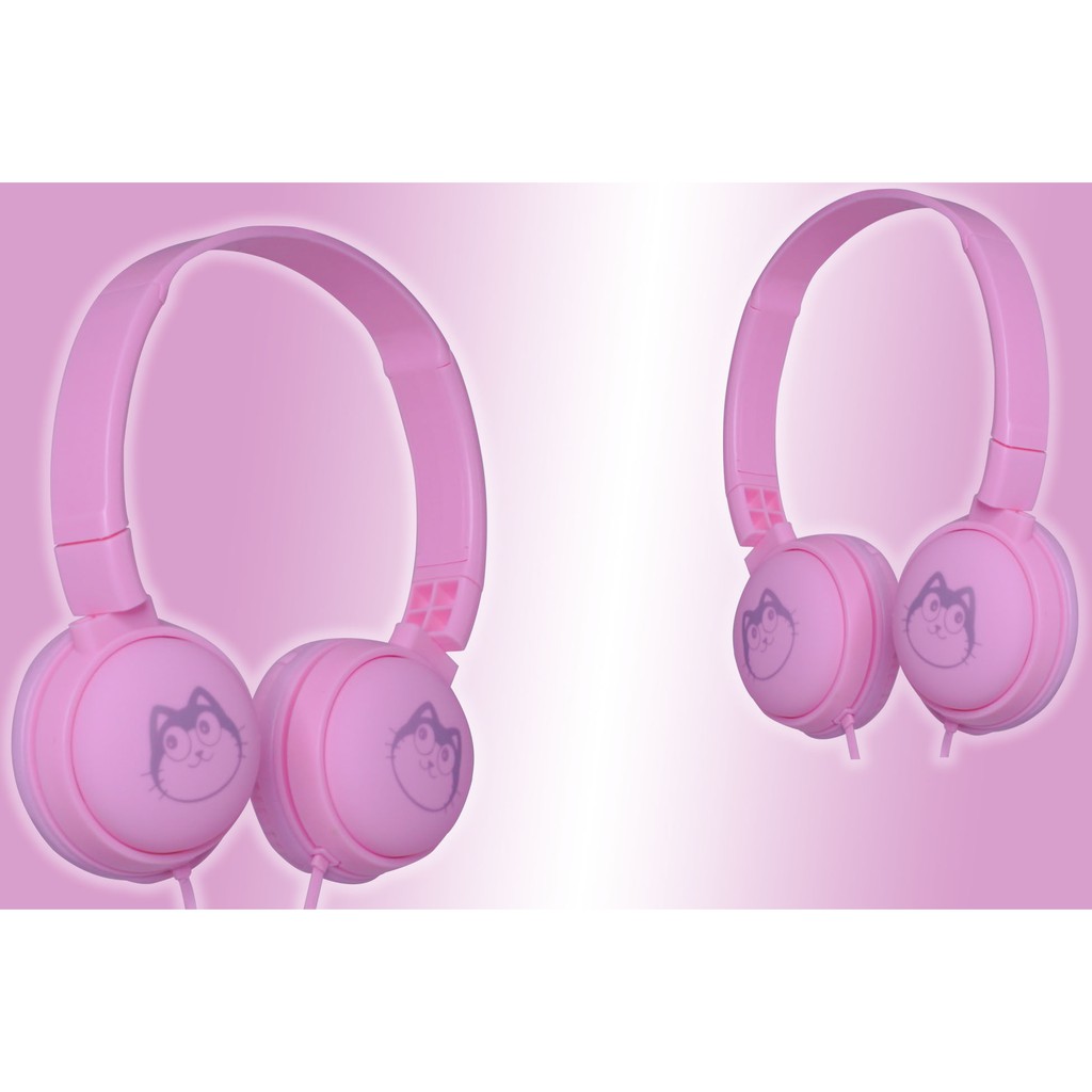 【READY】Headphone Macaron J-18 Extra Bass - Headset Gaming Cartoon J18