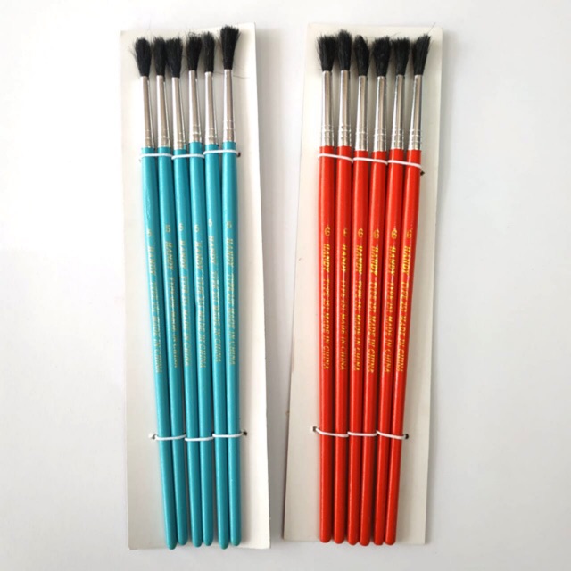 

Kuas Lukis Cat Air No. 5 & 6 isi 6 pcs