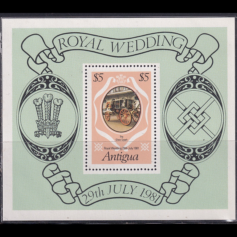 

Prangko Antigua 1981 - Royal Wedding - Prince Charles and Lady Diana Spencer