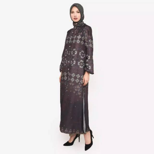 Aufa Tunic Maroon Ria Miranda x Rumah Ayu