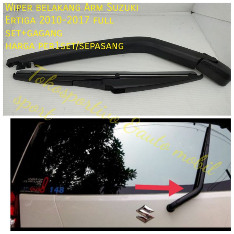 Wiper Arm belakang komplit+gagang Suzuki Ertiga 2010-2018 wiper Suzuki