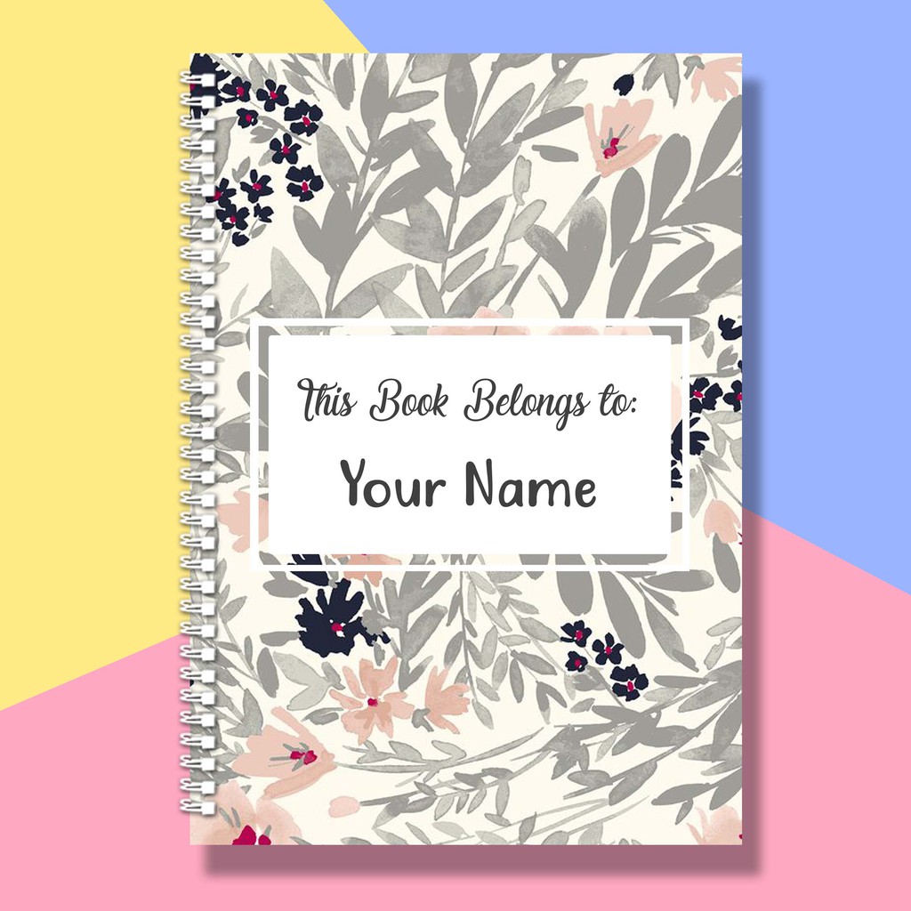 Notebook Blossom Flowers