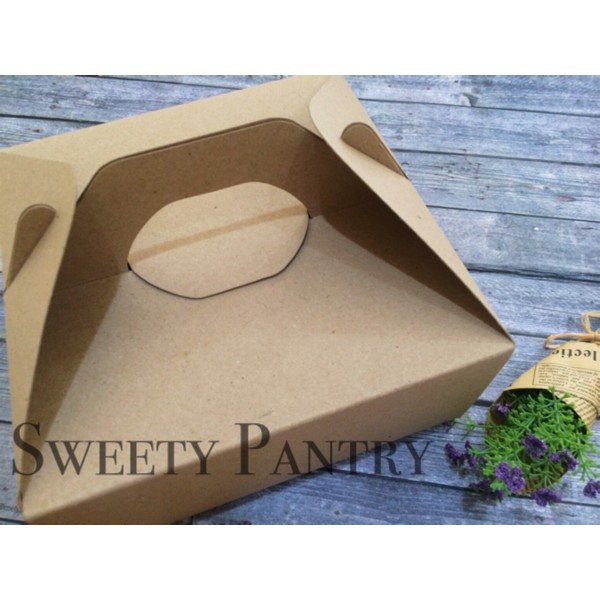 

Dijual packaging kue dus kue box kue model tenteng 22x22cm Berkualitas