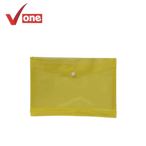 V One Map Plastik Kancing 1 Folio - Ecer