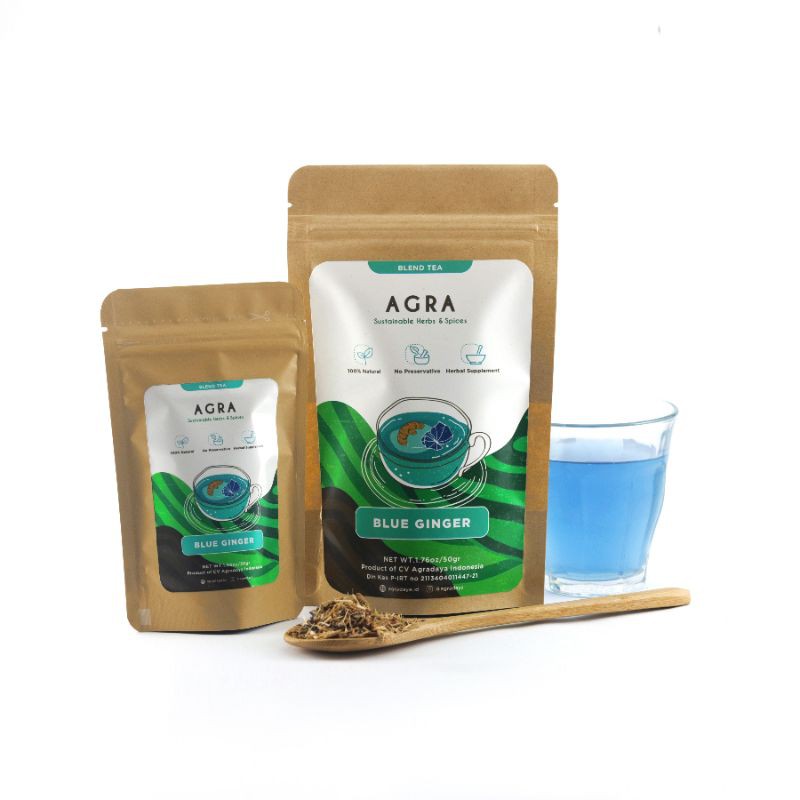 

blue ginger tea agradaya 50 gr