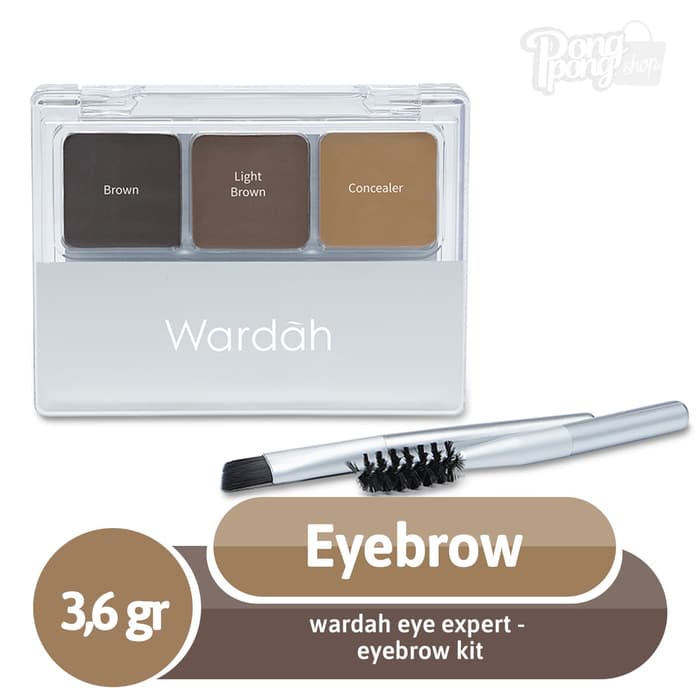 wardah eyexpert eyebrow kit