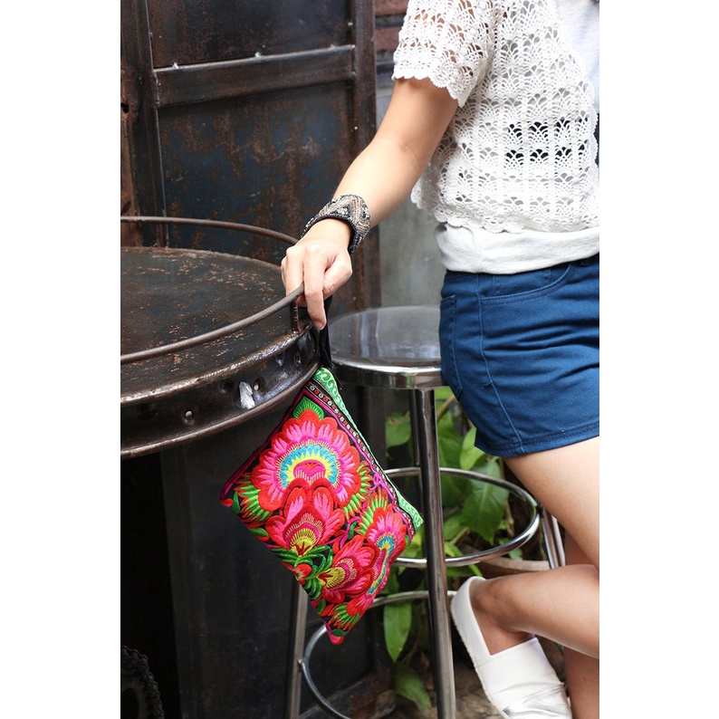 tas bordiran import/tas thailand/tas slempang/tas etnik/clutch/tas pingang/dompet/tote bag/top handl