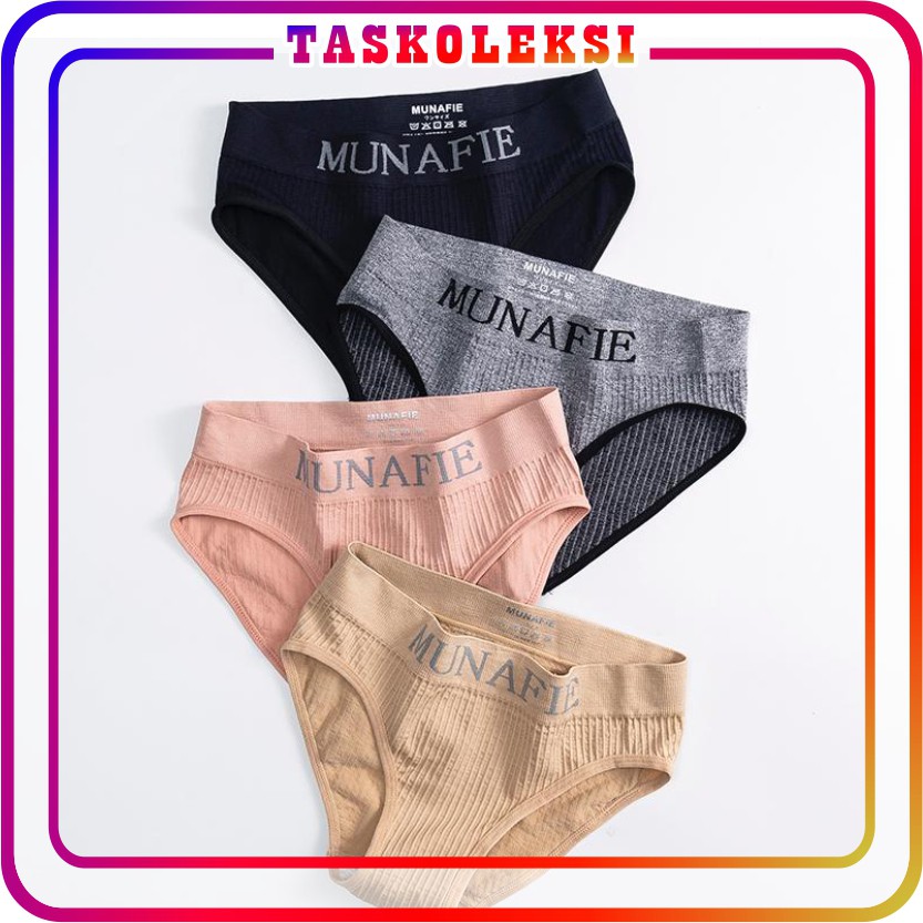 ☛TK☚B032 Munafie Celana Dalam Anak Pakaian Wanita Seamless Underwear CD Perempuan Import Murah