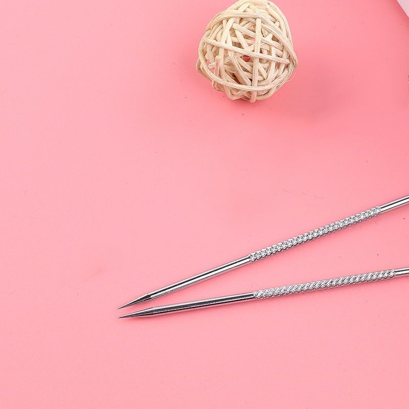 Pinset Komedo 2in1 Alat Pencetan Jerawat Pembersih Jerawat Komedo Blackhead Jarum Facial