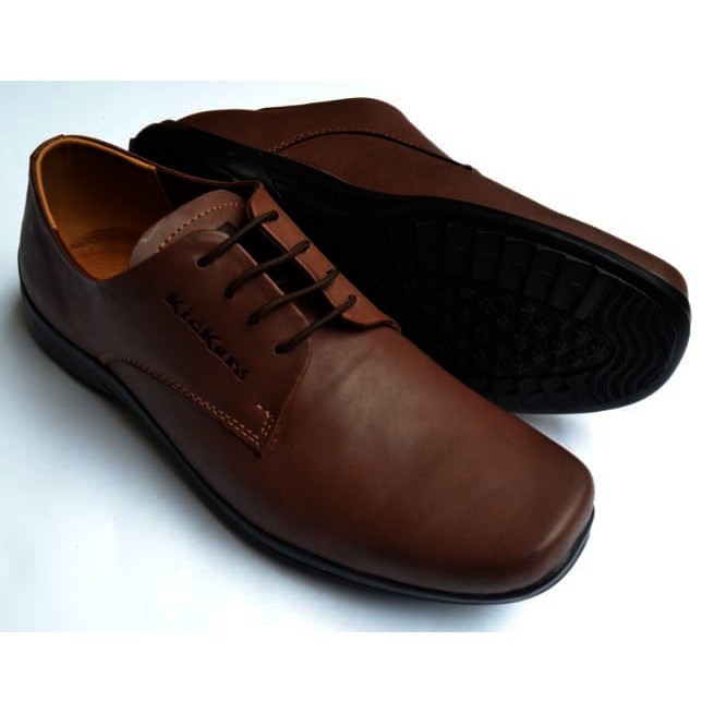 Sepatu Casual pria sepatu kulit Asli pria Kickers