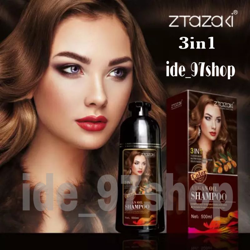 Pewarna Rambut Ztazaki dengan minyak Argan 500ml