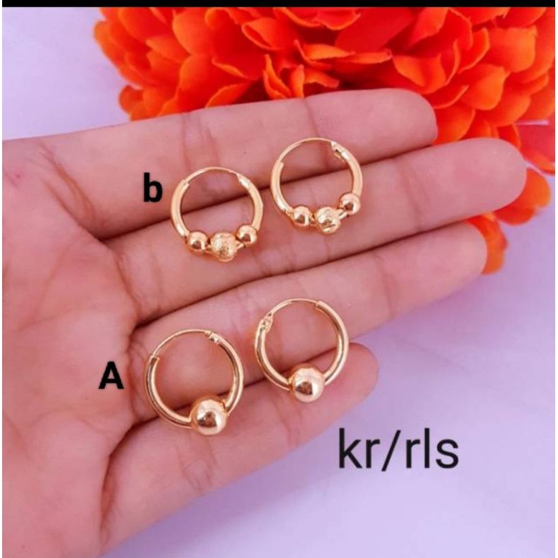 Anting anak ,bayi dan dewasa,tidak luntur yah