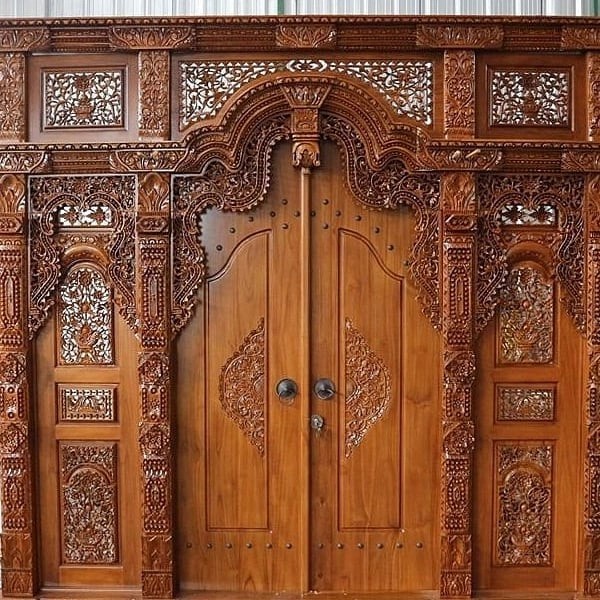 PINTU RUMAH UKIR GEBYOK 3D ORIGINAL JEPARA