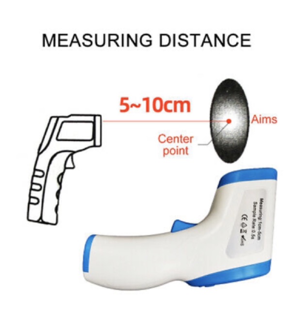 Termometer Infrared Digital Thermometer Tembak Alat Pengukur Suhu Badan
