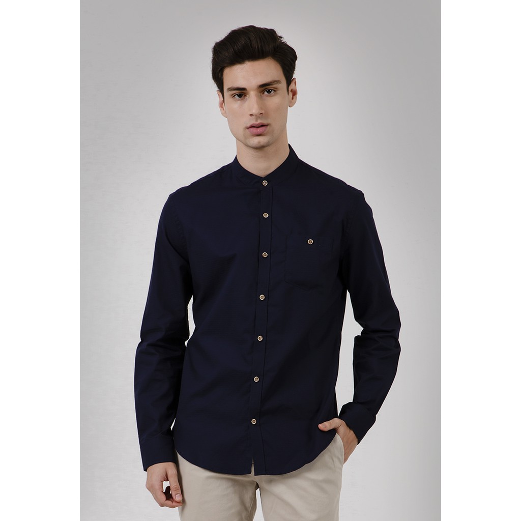 KOKO MOMO Bokky Long Sleeve Shirt in Blue main image 1