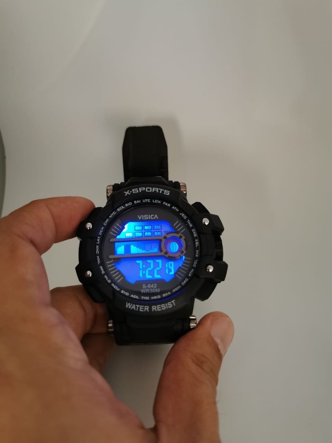 Jam Tangan VISICA kode 642 Tali Rubber Diameter 5 cm