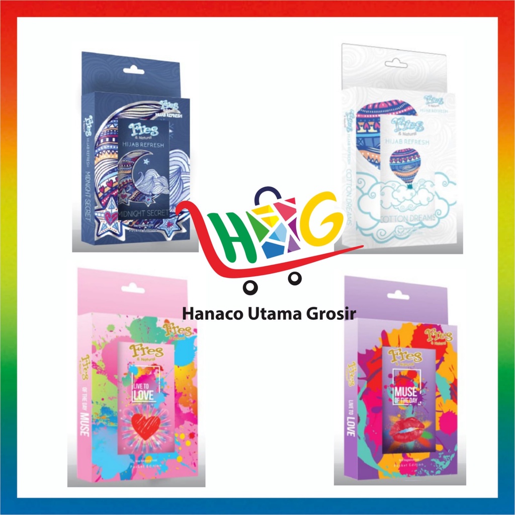 Fres &amp; Natural Pocket / Kotak 18ml