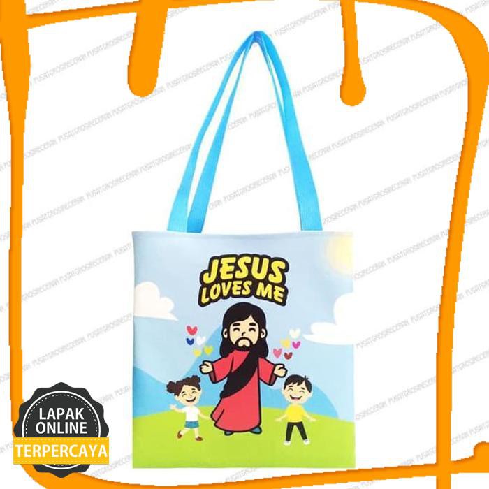 

Terbaru Custom Nama Christian Tote Souvenir Kristiani Sekolah Minggu Gereja Jaminan Mutu