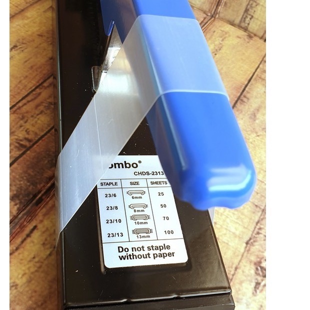 Stapler Jilid Combo CHDS-2313 Heavy Duty - Penjilid - Staples Besar Jilid Samping