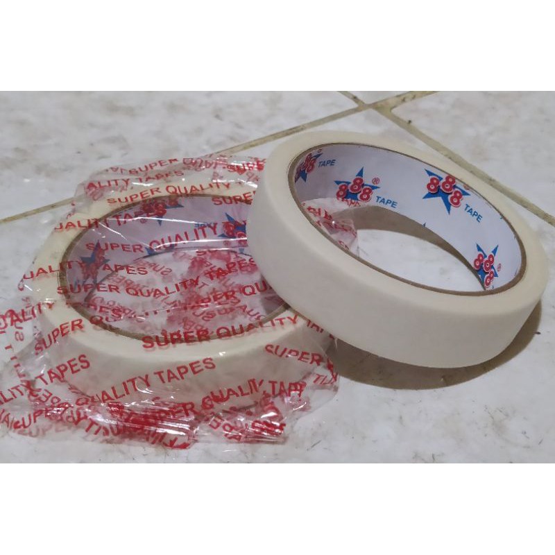 

SOLATIP KERTAS 24MM×20 YARD/MASKING TAPE MURAH