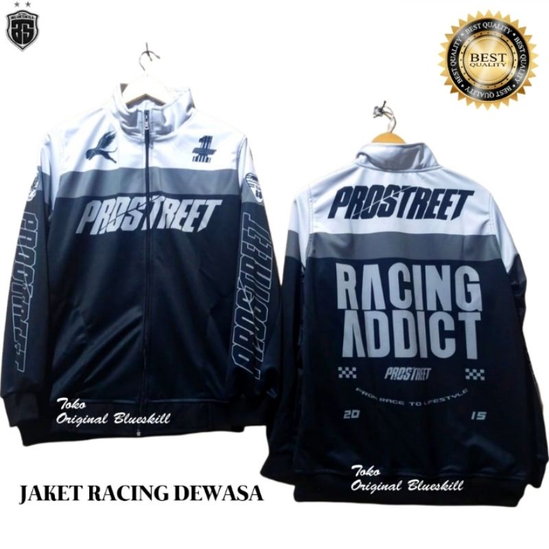 Jaket racinghell / jaket racing bahan lotto tebal / jaket motor printing / jaket balap terlaris