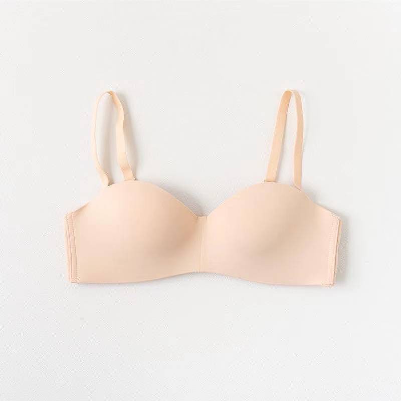 Bra Bralette Push Up Seamless Tanpa Kawat Warna Polos untuk Wanita bh-bra-52 Skin