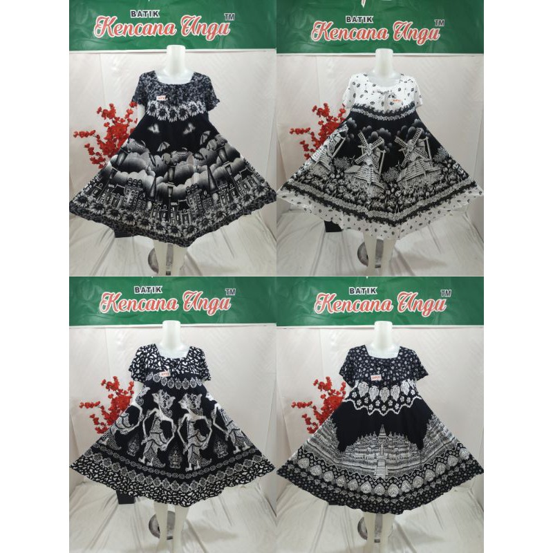 DASTER KLOK PITA KENCANA UNGU SPESIAL HITAMPUTIH