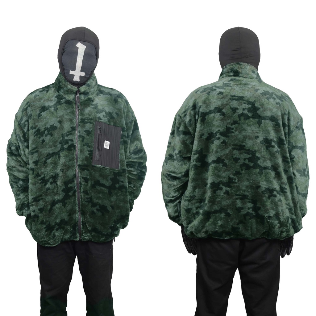 Heretic - Sherpa Jacket - Green Camo