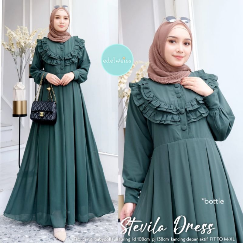 (READY STOCK GAMIS STEVILA DRESS BY EDELWEIS
