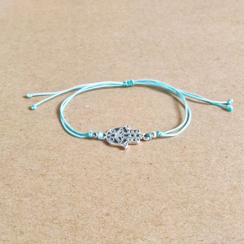 GELANG TALI HAMSA HAND -GELANG TALI HANDMADE- GELANG HAMSA