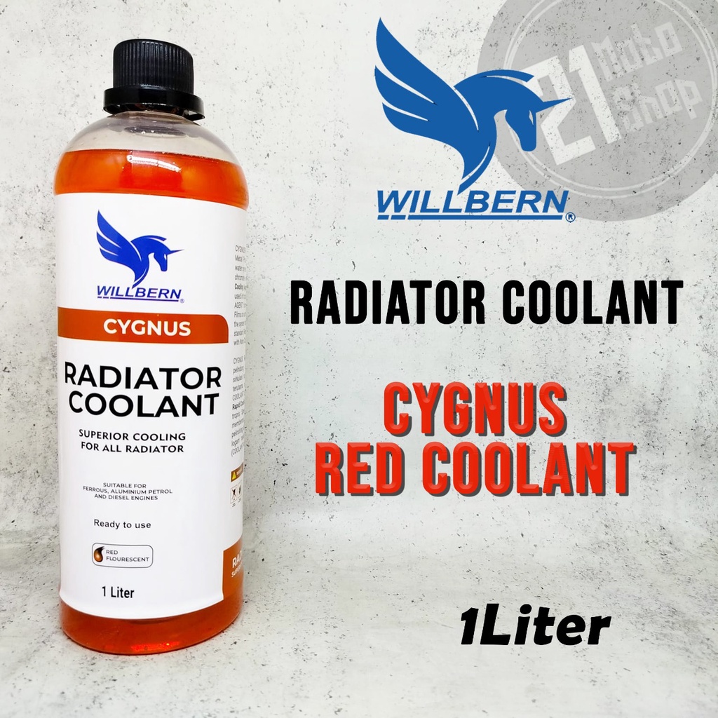 Air Radiator Willbern Cygnus Red Coolant 1 Liter