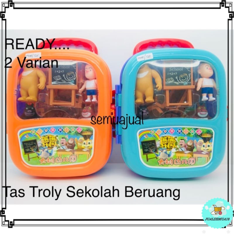 [JUALSEMUA18]MAINAN ANAK TAS TROLY BERUANG SEKOLAH / SCHOOL BEAR