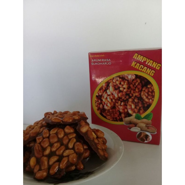 

ampyang gula kacang kardus arum rasa manis gurih renyah 200gram