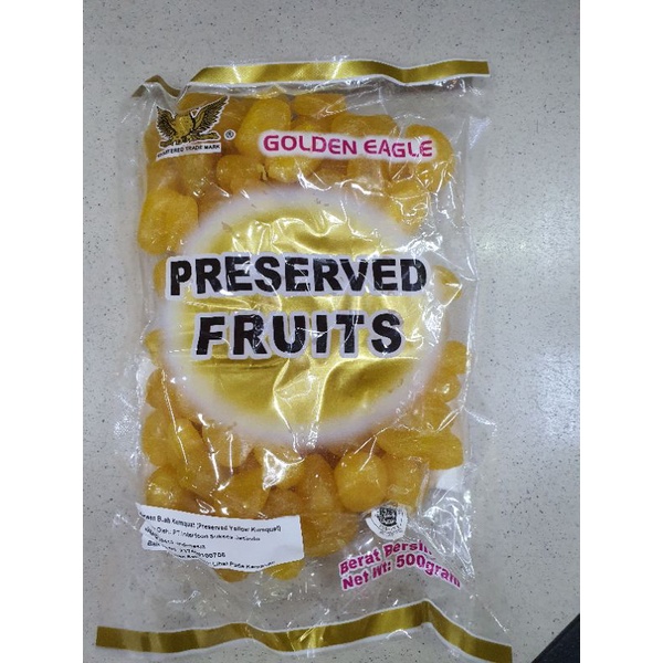 

Golden Eagle Preserved Fruits ( Yellow Kumquat ) 500gr
