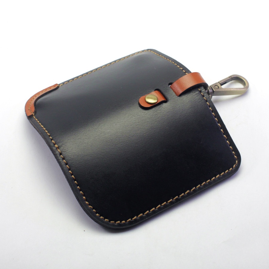 Dompet STNK Mobil Motor kulit asli key chain Gantungan