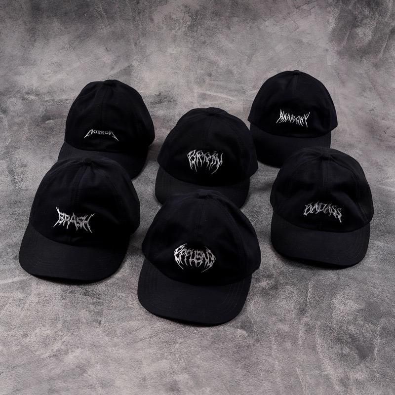 Topi Baseball Polocaps - Bordel Metal Hitam Terbaru Keren