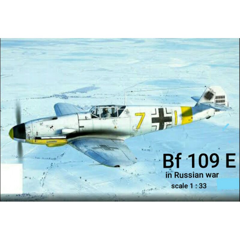 DIY Miniatur Papercraft Pesawat Bf 109 E