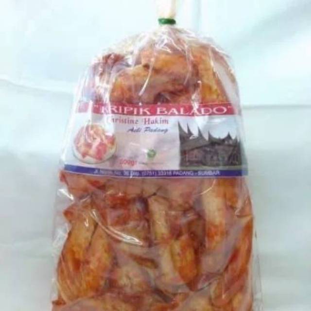 

Keripik Singkong Balado Panjang Christine Hakim 500gr / Keripik Sanjai Oleh-Oleh Khas Masakan Padang